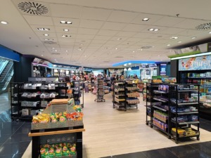 Tienda dentro del aeropuerto de Milán-Malpensa