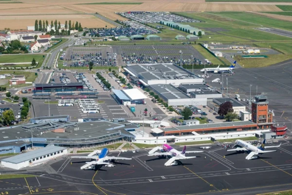 Vista aérea del Aeropuerto de París-Beauvais