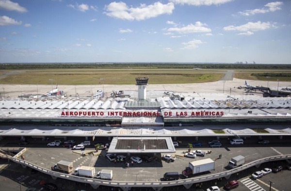 Vista aérea del Aeropuerto Internacional de Las Américas