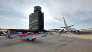 Aviones estacionados en el Aeropuerto de Lleida-Alguaire