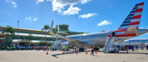 Vista del Aeropuerto Internacional de La Romana, República Dominicana