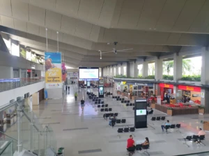 Vista interior del aeropuerto Alfonso Bonilla Aragón, Cali
