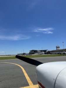Aeropuerto Internacional Rosario Islas Malvinas: vista desde la pista