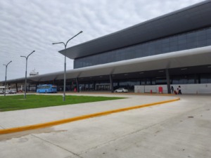 Exterior del Aeropuerto Internacional de Rosario, Argentina