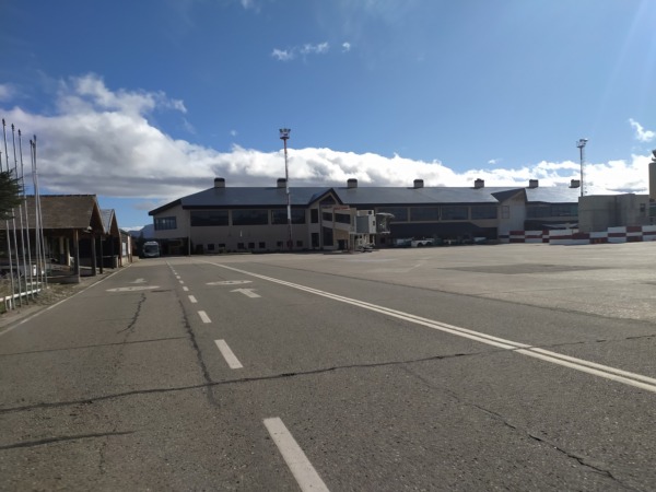 Aeropuerto de Bariloche: vista desde la pista