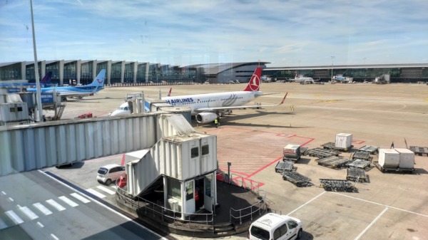 Aviones estacionados en el aeropuerto de Bruselas-Zaventem