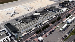 Vista aérea del aeropuerto de Brindisi-Papola Casale