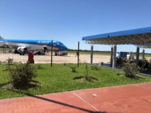 Avión de Austral en el Aeropuerto Internacional de Formosa