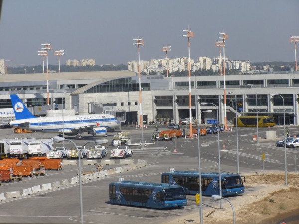 Llegadas de vuelos al Aeropuerto de Tel Aviv
