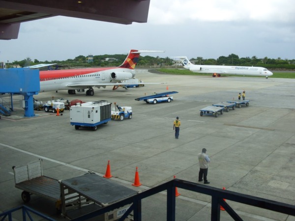 Llegadas de vuelos al Aeropuerto de San Andrés