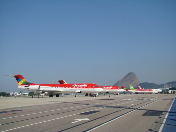 Llegadas de vuelos al Aeropuerto Santos Dumont