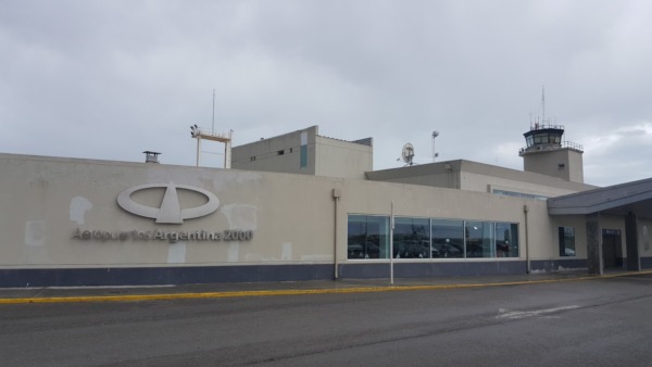 Fachada del Aeropuerto Gobernador Ramón Trejo Noel, Río Grande