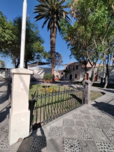 Jardín Sereno de la Iglesia de San Lázaro en Arequipa