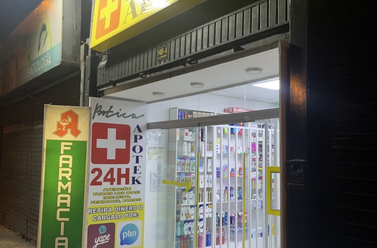 FARMACIA APOTEK 24H – Av. Arequipa 1489
