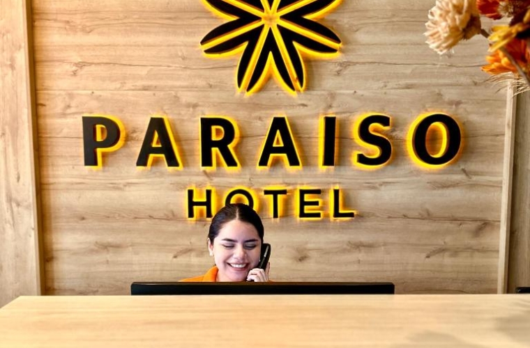 Recepción Hotel Paraíso: amabilidad