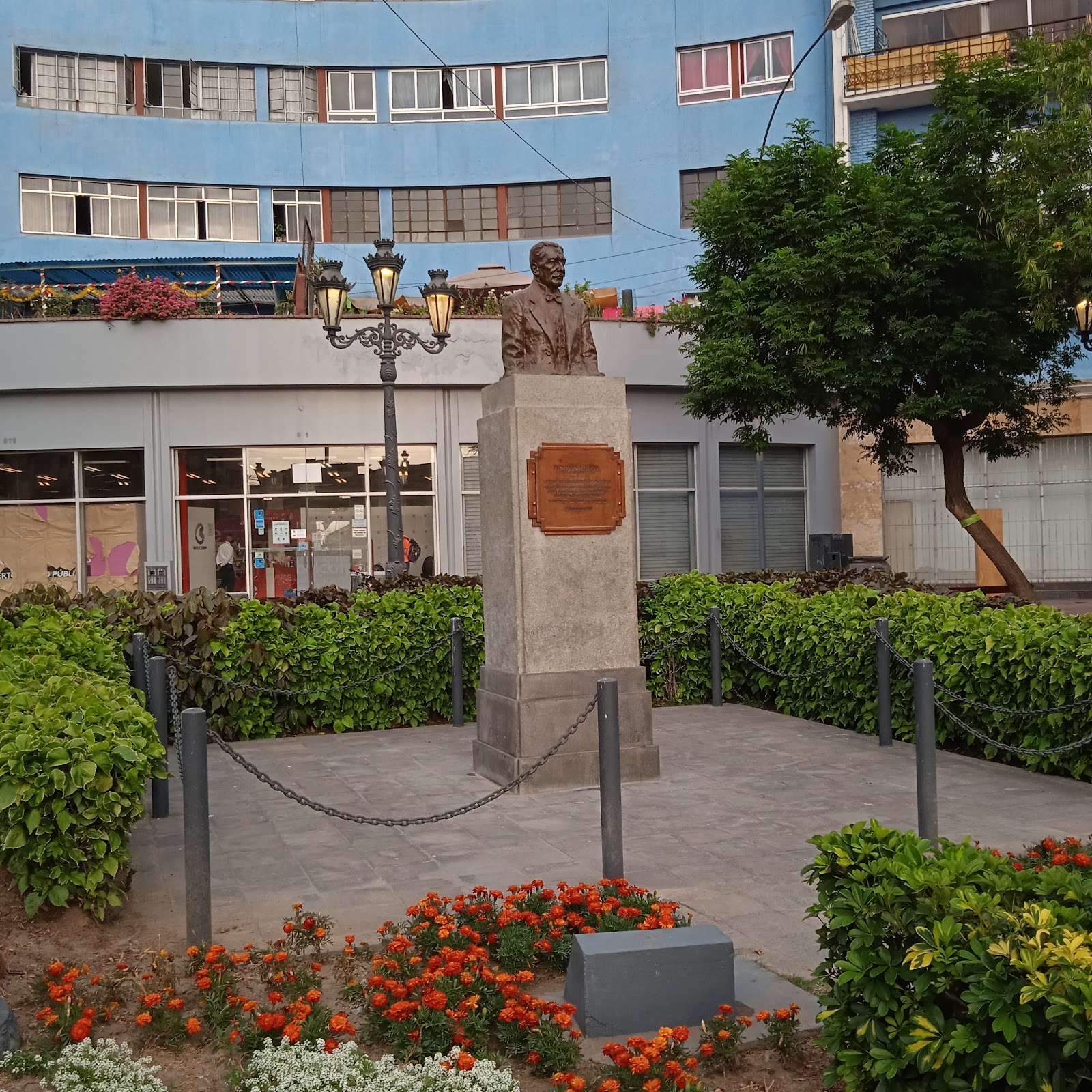 Busto de Elguera: tributo en espacio público