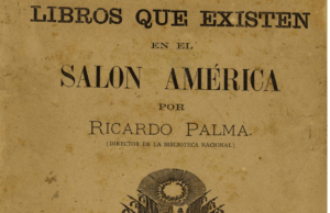 Catálogo de los libros que existen en el Salón América.