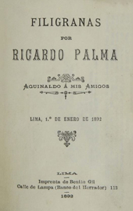 Filigranas: aguinaldo a mis amigos