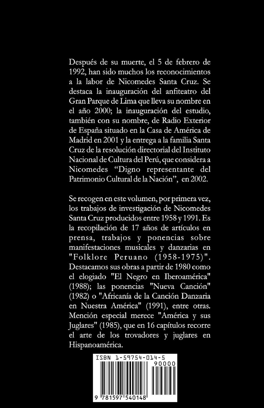 Nicomedes Santa Cruz: Reconocimiento póstumo y legado…