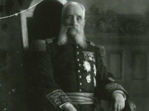 Retrato de Andrés Avelino Cáceres, militar peruano