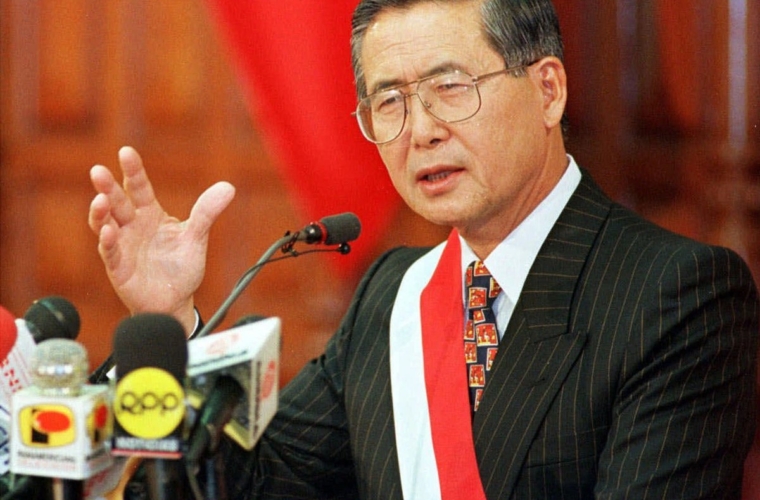 Expresiones de Fujimori ante la prensa peruana