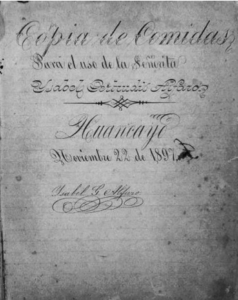 Regionalismo y centralismo culinario en un manuscrito huancaíno del siglo XIX: influencias y sabores