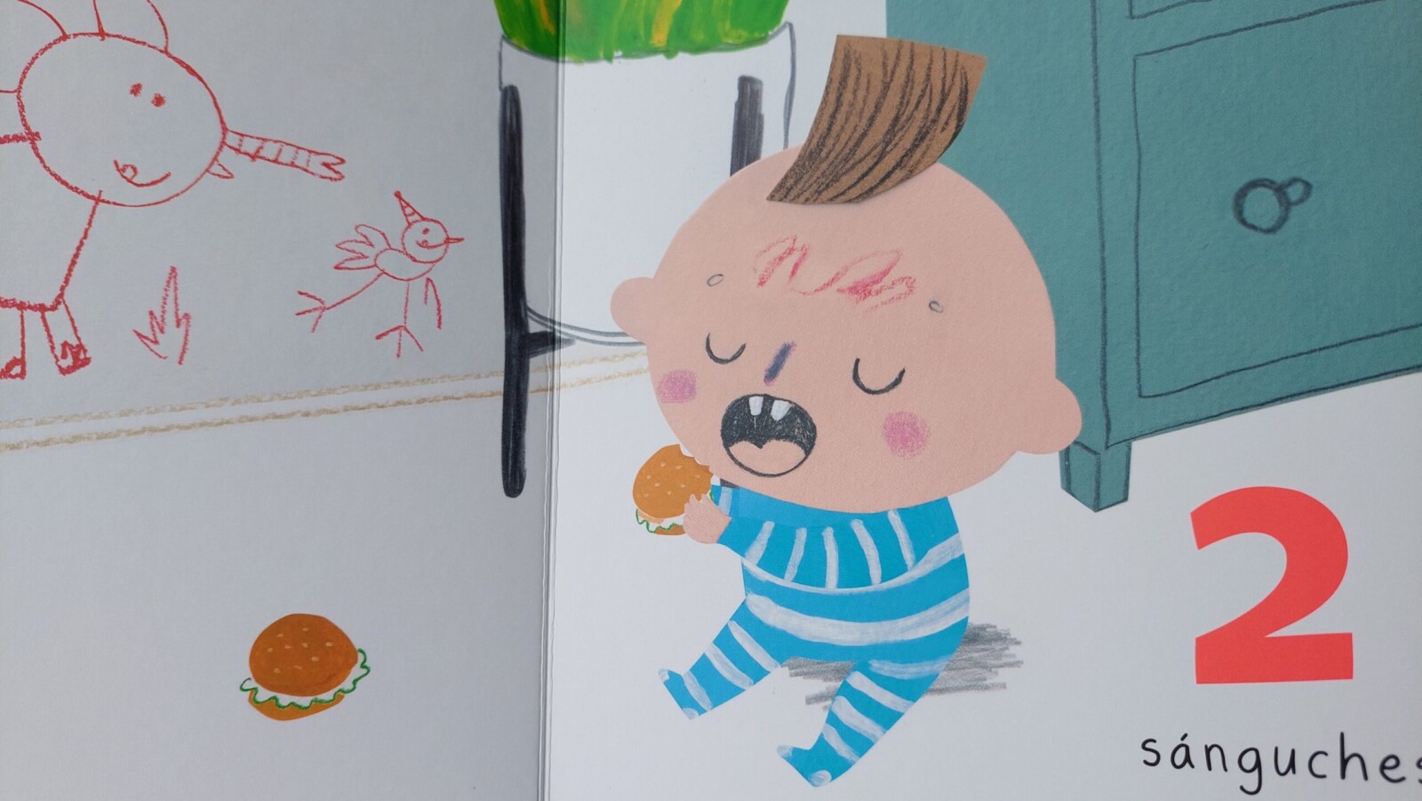 Hora del almuerzo: dos sándwiches