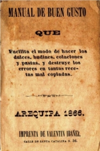 Recetarios y textos culinarios peruanos del siglo XIX