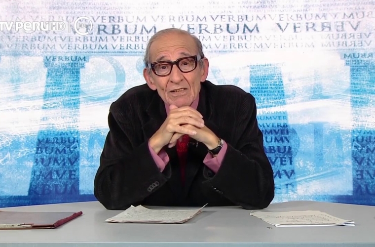 Marco Aurelio Denegri: retrato en estudio televisivo