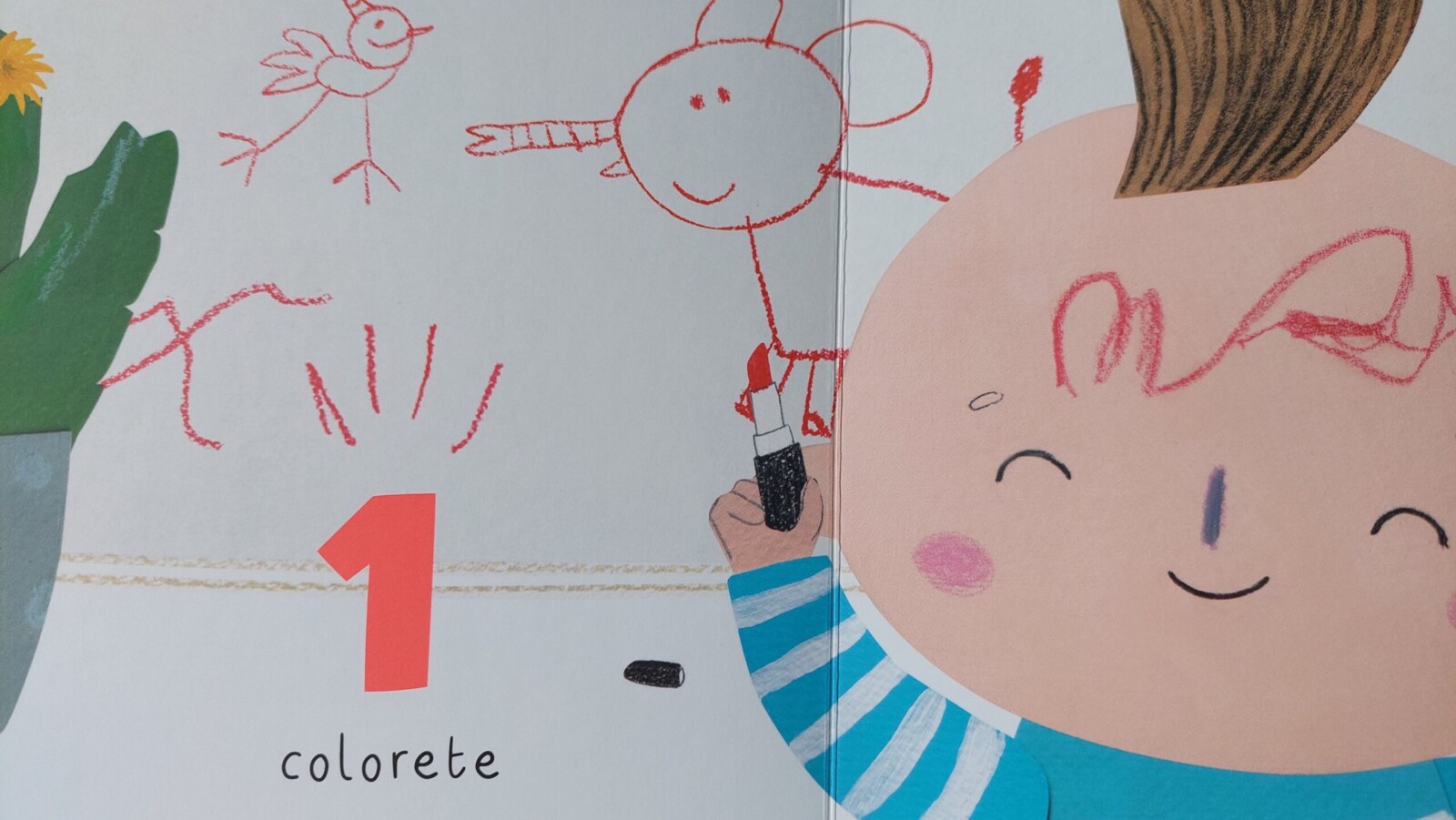 Pintando con labial: ¡arte espontáneo!