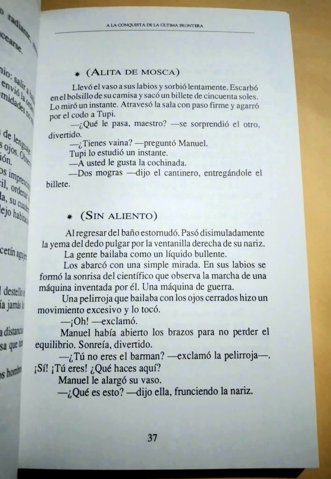 Un billete de cincuenta soles en el bolsillo
