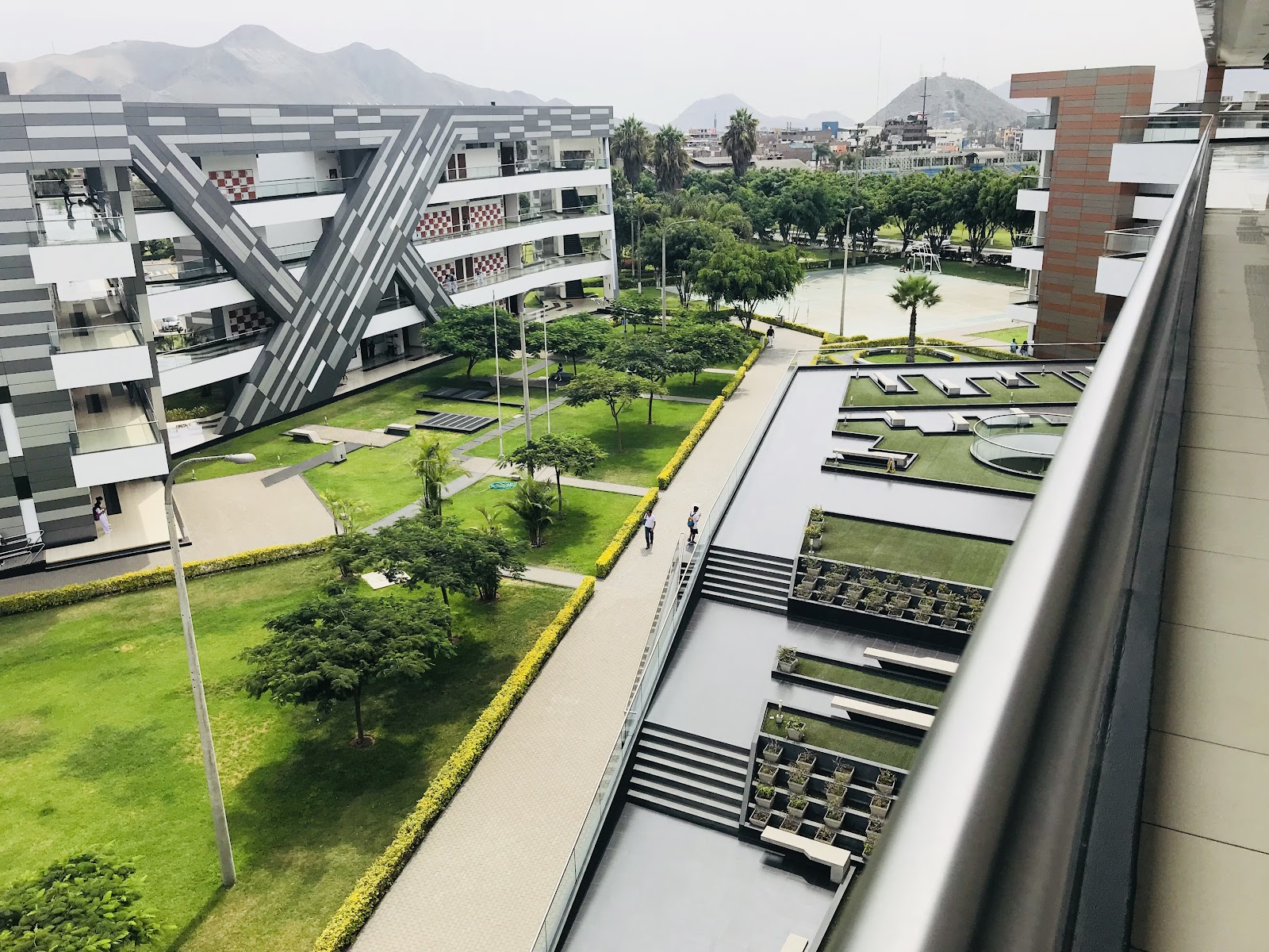 Vistas aéreas de la Universidad San Martín de Porres