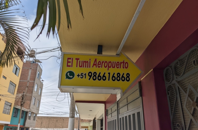 Servicio de transporte: El Tumi Aeropuerto